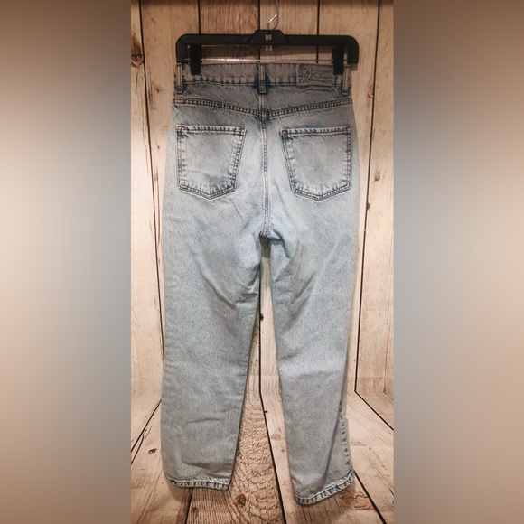 REVICE Womens Jeans Light Blue 100% Cotton Size 26 Made In Mexico Designed In LA - Picture 3 of 9